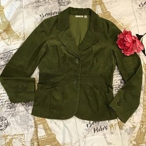 🎁SALE🎁 Halogen Corduroy Olive Blazer Jacket